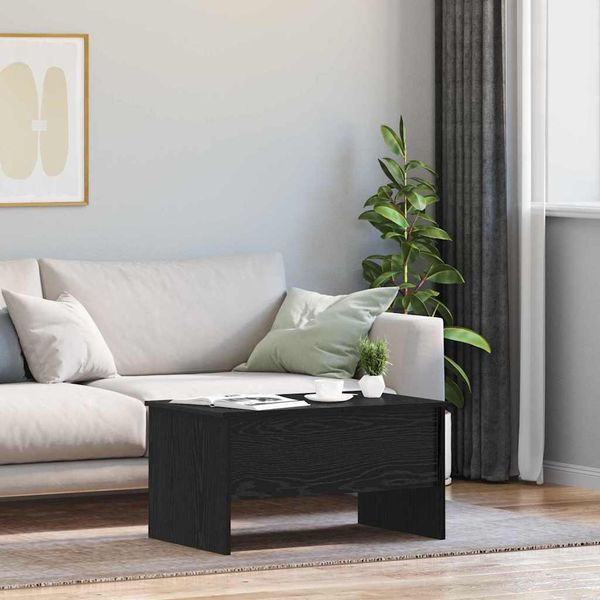 vidaXL Konferenčný stolík Čierny dub 102 x 50,5 x 46,5 cm
