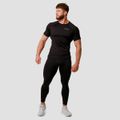 Bežecké legíny Pulse Black - GymBeam, veľkosť L, veľkosť oblečenia L