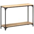 vidaXL Konzolový stolík 110x30x75 cm masívne mangoníkové drevo