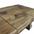 vidaXL Konferenčný stolík, zmes recyklovaného dreva 90x50x35 cm