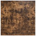 vidaXL konferenčný stolík so zásuvkami, dymový dub 100x100x40 cm