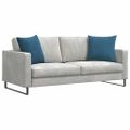 vidaXL Vankúše na pohovku 2 pcs Modrá 50 x 50 cm Kordúrová tkanina
