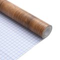 vidaXL Nálepky na nábytok samolepiace vzhľad dreva 90x500 cm PVC