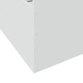 vidaXL Rám postele so skladom Biela 80 x 200 cm Kompozitné drevo