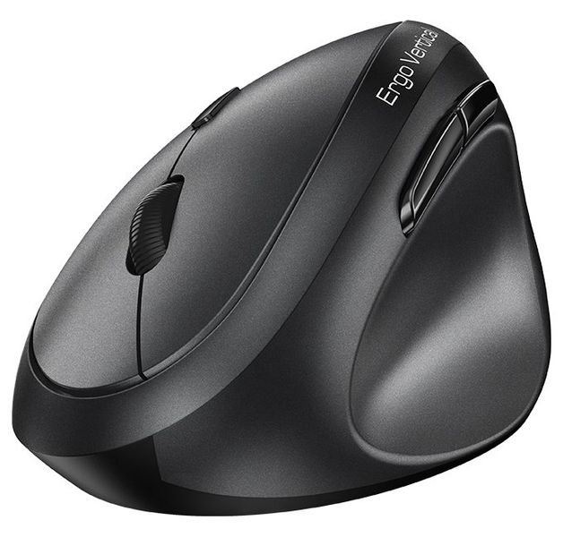 GENIUS Ergo 8350S Dark Grey/ vertikálna/ 2400 dpi/ bezdrôtová 2,4GHz+BT 5.3/ 6 tlačidiel/ Copilot/ tichá/ tmavošedá