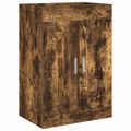 vidaXL Skriňa pod umývadlo do kúpeľne Dymový dub 56 x 37,5 x 81 cm