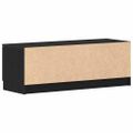 vidaXL TV skrinka 102 x 32 x 35.5 cm Čierny dub Kompozitné drevo