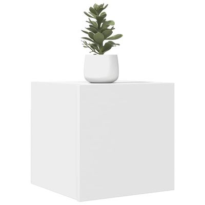 vidaXL Nástenná TV skrinka biela 30,5x30x30 cm