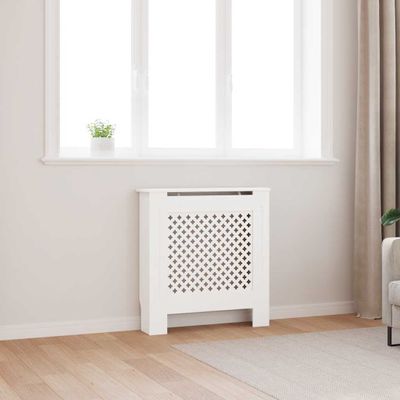 vidaXL Kryt na radiátor biely 78 cm MDF