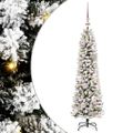 vidaXL Umelý vianočný stromček Biela 120 cm PVC, kov a plast
