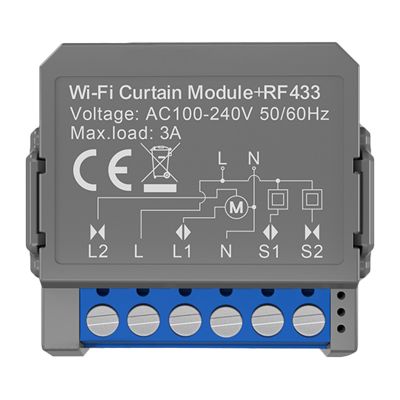 Modul inteligentných závesov Avatto CMS16-RF-1 WIFI+RF