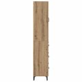 vidaXL Highboard Remeselný dub 69,5 x 34 x 180 cm Kompozitné drevo