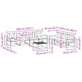 vidaXL Záhradná súprava gaučov 8 ks Prírodná a antracitová