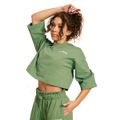 Dámske tričko Cropped Serenity Olivine - BeastPink, veľkosť L, veľkosť oblečenia L