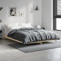 vidaXL Posteľný rám dub sonoma 135x190 cm kompozitné drevo