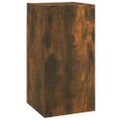 vidaXL TV skrinka dymový dub 30,5x30x60 cm spracované drevo