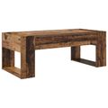 vidaXL Konferenčný stolík Staré drevo 110 x 50 x 41 cm
