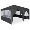 vidaXL Párty stan Antracit 400 x 400 x 266 cm Polyetylén
