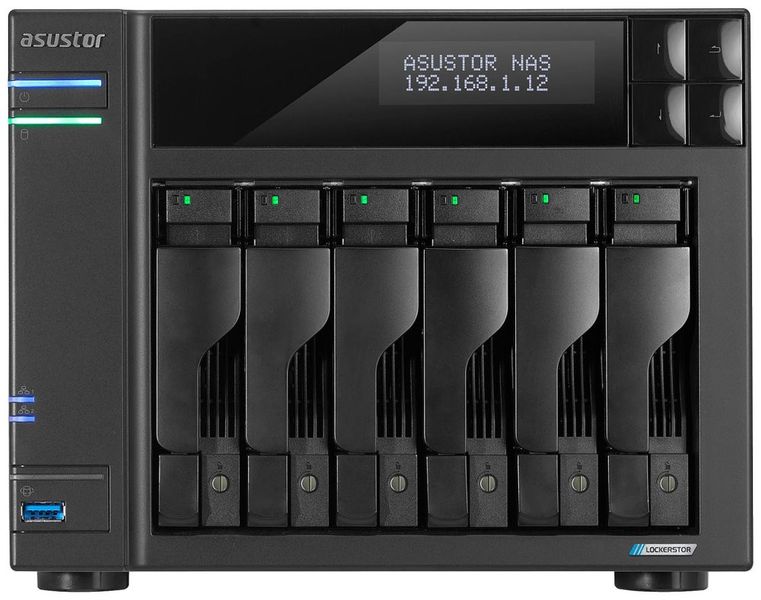 Asustor NAS AS6706T / 6x 2,5"/3,5" SATA III/ Celeron N5105 2.0 GHz/ 8GB/ 2x 2.5GbE/ 4x M.2/ PCIe / 2x USB 3.2/ HDMI+IR Sítové úložište NAS, 6x 2,5"/3,5" SATA III, quad-core 2,0GHz, 8GB DDR4, 2x 2,5 GbE LAN, 4x M.2, 2x USB 3.1, 1x HDMI
