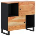 vidaXL Komoda s 2 dvierkami 80x33x75 cm masívna akácia