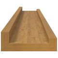vidaXL Stenná polica Nástenná montáž 2 ks Béžová 60 x 9 x 3 cm