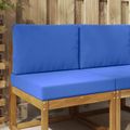 vidaXL Vankúš na vonkajšiu pohovku Polyester Královská modrá