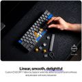 Endorfy mechanická klávesnice Thock V2 Compact / bezdrátová / ARGB /  yellow sw. / USB / kompaktní / US layout Klávesnice, herní, bezdrátová, mechanická, Endorfy Yellow, US layout, 60% velikost, ARGB, hliníková konstrukce, Bluetooth, 2,4GHz