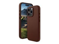 Zadný kryt pre mobilný telefón - kompatibilita s MagSafe - koža full-grain - dark tan - pre Apple iPhone 16 Pro Max
