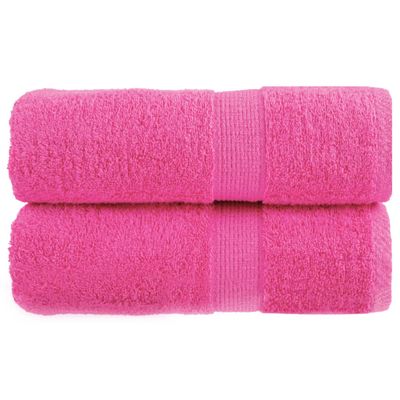 vidaXL Prémiové uteráky pre hostí SOLUND 2 ks ružové 30x50 cm 600 g/m²