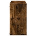 vidaXL Nástenná skrinka 100x16x30 cm dymový dub kompozitné drevo