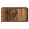 vidaXL Nástenná skriňa pre TV 80 x 34.5 x 40 cm Staré drevo