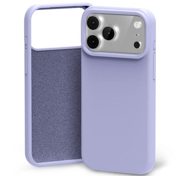 Etui Mercury Silicone do iPhone 17 Pro Max / 18 Pro Max lawendowa szarość
