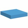 vidaXL Plávajúce nástenné police 2 ks modré 23x23,5x3,8 cm MDF