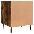 vidaXL Nočné stolíky 2 ks dymový dub 40x40x50 cm kompozitné drevo