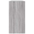 vidaXL Knižnica/komoda sivá sonoma 50x25x80 cm spracované drevo