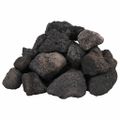 vidaXL Sopečné kamene 25 kg čierne 5-8 cm