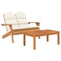 vidaXL 4-dielna záhradná sedacia súprava Adirondack akáciový masív