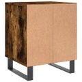 vidaXL Nočné stolíky 2 ks dymový dub 40x35x50 cm kompozitné drevo