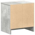 vidaXL Nočné stolíky 2 ks s zásuvkou betónovosivé 39x28x41 cm