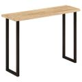 vidaXL Konzolový stolík so živou hranou 105x33x76cm mangovníkový masív