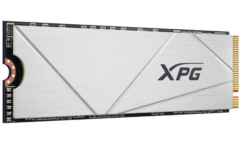ADATA XPG GAMMIX S60/512GB/SSD/M.2 NVMe/Strieborná/Heatsink/5R SSD disk, interný, 512GB, M.2 2280, PCIe Gen4 x4, NVMe 1.4, 3D NAND