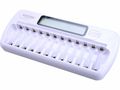 Nabíjačka batérií AAA/AA, NiMh/NiCd, 12 slotov, individuálne nabíjanie, LCD EXTOL-ENERGY