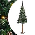 vidaXL Úzky vianočný stromček Zelená 150 cm