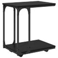 vidaXL Bočný stôl Čierny dub 50 x 35 x 55.5 cm Kompozitné drevo