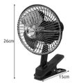 Otočný ventilátor s klipom Xtrobb 23194 do auta, 12V, 1,2m Otočný ventilátor s klipem Xtrobb 23194 do auta, 12V, 1,2m