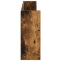 vidaXL Regál na časopisy s poličkou 2 ks Dymová dub 80 x 12 x 30 cm