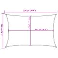 vidaXL Tieniaca plachta 160 g/m² tmavozelená 2x2,5 m HDPE