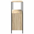 vidaXL Kúpeľňová skrinka s policami dub sonoma 76,5x35x95 cm