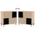 vidaXL Príručná skrinka 80x33x75 cm, mangový masív