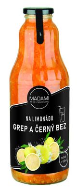 Grep & Čierna Baza 1 000 ml: ovocie na limonádu